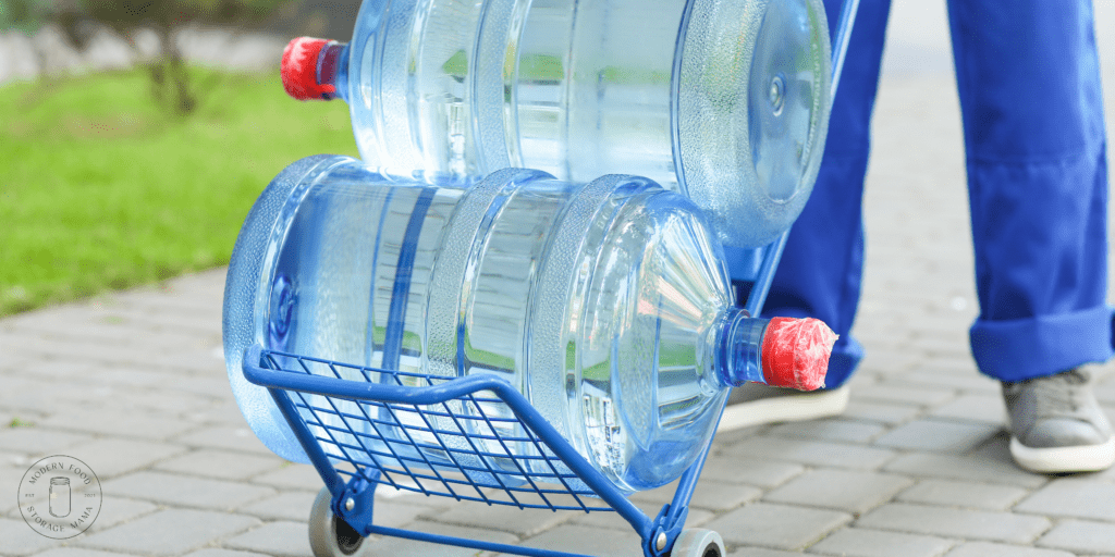 emergency water jugs