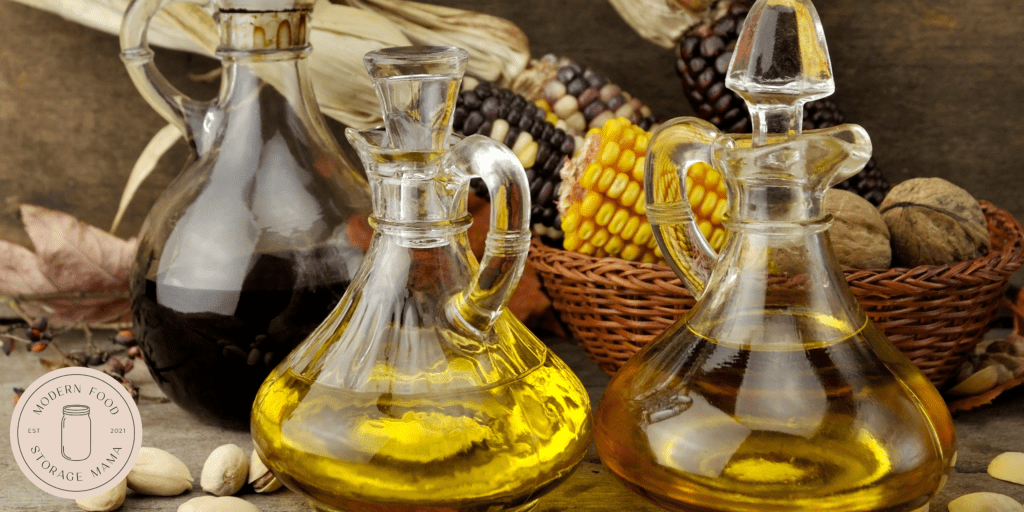 oil and vinegar for your shelf-stable pantry foods