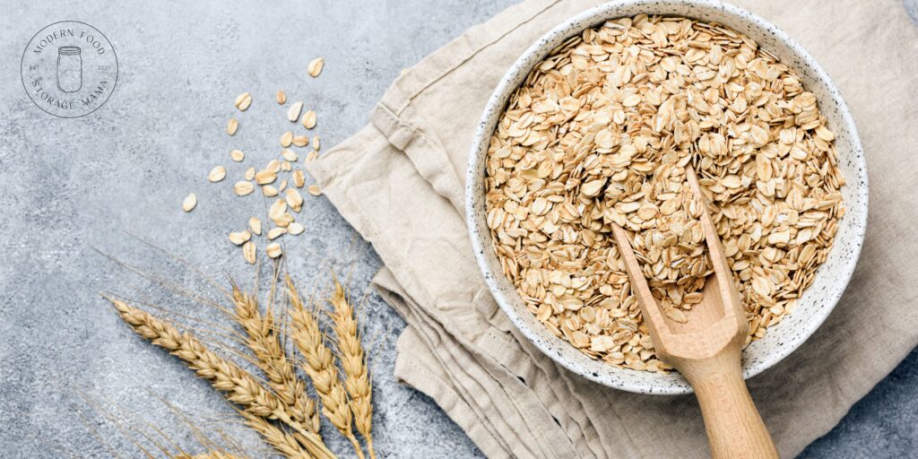 oat meal food storage