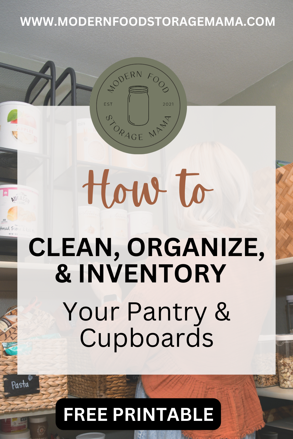 How To Inventory Your Food - Modern Food Storage Mama