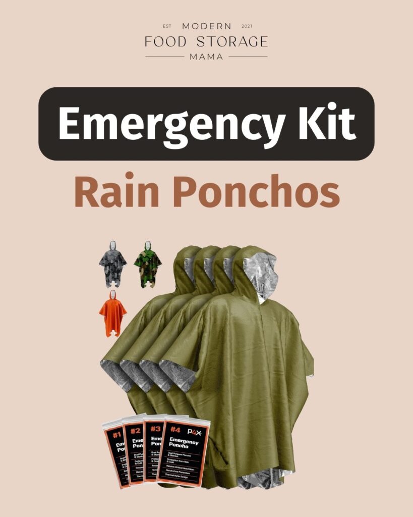 Rain poncho